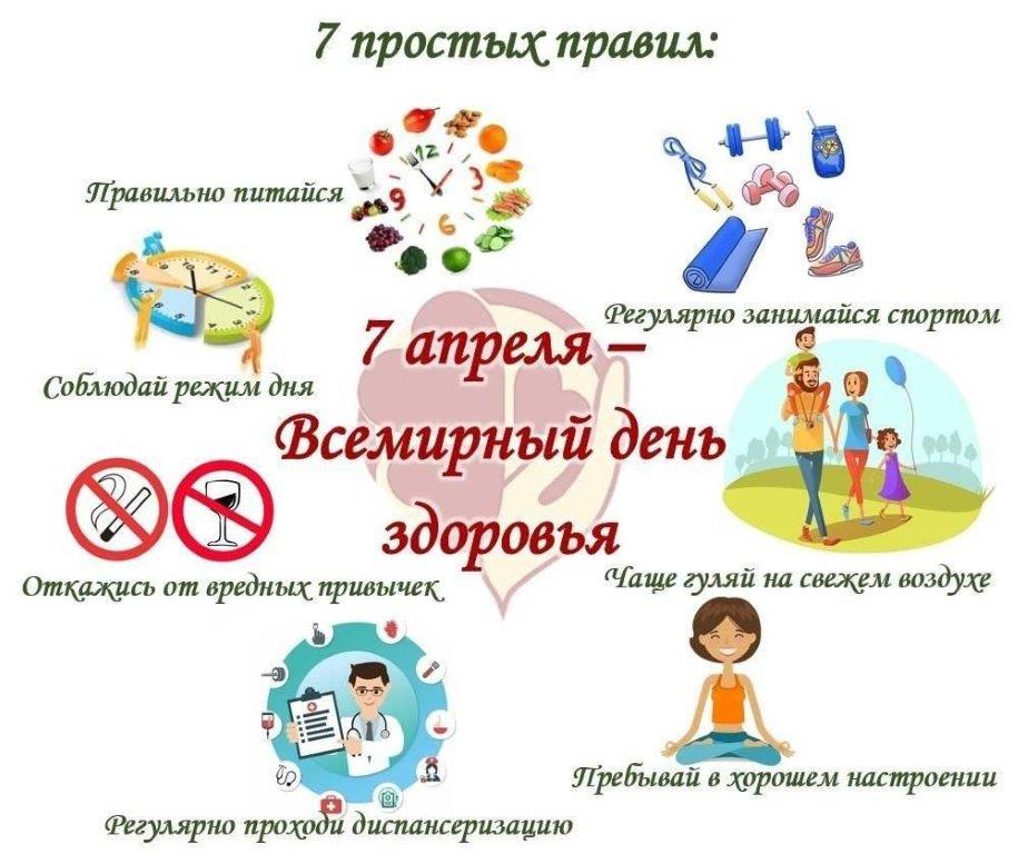 7 апреля - Всемирный день здоровья.